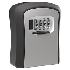 트리니스 야외 번호 합금 키박스 대형 열쇠보관함, 1세트, 그레이