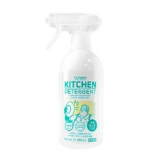 오투팡 친환경 뿌리는 거품형 주방세제 고농축 기름때 제거 480ml 4개