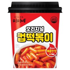 미미네 오리지널 컵떡볶이, 8개, 110g