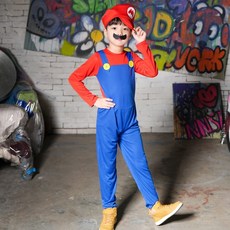 여아동 슈퍼마리오 아동 할로윈의상 코스튬 세트