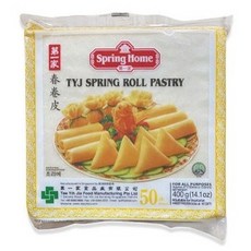 Yes!Global Spring Roll Pastry 스프링 롤 페이스츄리 춘권피 (400g 50pcs), 400g, 1개