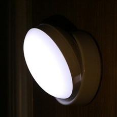 니녹 [1+1] LED 360도 건전지형 무선센서등 동작감지 조명 현관 화장실 간접조명 탈부착식, 2개, 화이트(건전지형)