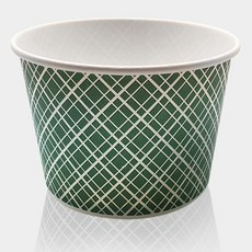 일회용기 850cc 종이용기(체크) 500개 배달 박스 고강도, 1개