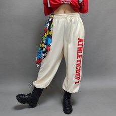 [당일출고] 디디댄스 산토리 레터링 조거팬츠 댄서복 줌바닷컴 방송댄스의상 댄스복 단체복 무대의상 줌바웨어 에어로빅복 프리사이즈