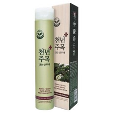 천년주목 샴푸 (약산성 무실리콘 비듬 가려움) 인증받은 특허성분 함유 어린이 임산부 노약자 온가족 안심사용!!, 350g, 1개