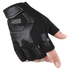 BEST STORE 운전 배달 헬스 필수템 반장갑, Black