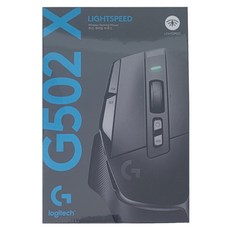로지텍 G502 X LIGHTSPEED 무선 게이밍 마우스 910-006184, 블랙