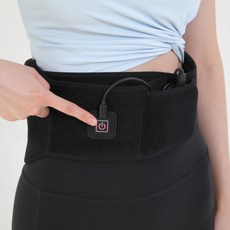 럭시스 근적외선 허리찜질기 무선충전식 복대 허리보호대 배 복부찜질기 온열찜질기