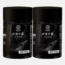 조선은단 구전죽염 결정 (9번 구운 죽염), 2개, 110g