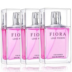 피오라 러브포이즌 포우먼 여자향수, 50ml, 3개