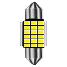 로푸 LED 자동차 실내조명 C5W 전구 트렁크 번호판 램프, 31mm, 1세트
