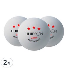 ABS 3성 탁구공 연습용 벌크, 화이트, 2개, 100개입