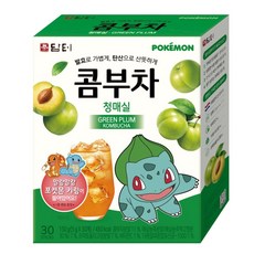 담터 포켓몬 콤부차 청매실맛, 1개, 30개입, 5g