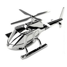 TKB 출동 차량용 태양열 헬리콥터 방향제 디퓨져, 1개, 블랙체리 실버