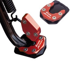 CHEKIS XMAX 사이드스탠드클립 발판클립 말발굽 고급형모델, 1개, 레드
