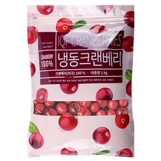 [딜라잇가든]냉동 크랜베리, 1kg, 3개