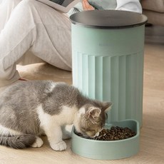 EGOWELL 寵物自動餵食器, 3L, 薄荷綠