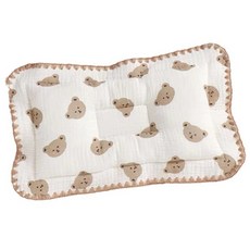 그리에티 신생아 아기 짱구 베개, 1개, 곰돌이