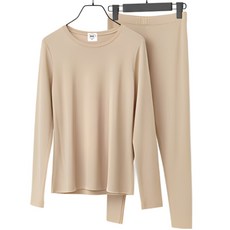 로슬 히트에어 초경량 발열내의 여성 상하의 2세트