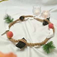 츨산 금줄 젠더리빌 선물 베이비샤워 100일 촬영 소품 전통