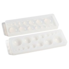 UV 레진 공예 재료 원형 반구 실리콘 몰드 크리스탈 레진아트재료, 1개