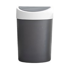 CS Living 圓形垃圾桶 10L, 灰色的, 1個