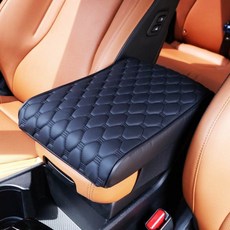 자동차 차량용 콘솔쿠션 팔걸이쿠션 메모리폼 팔꿈치쿠션, 1개, 블랙