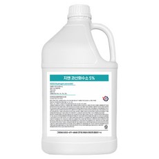 지엔 과산화수소 5% 산소계표백제 찌든때제거 혈흔제거 피제거, 4L, 1개
