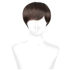 가발닷컴 머리띠 앞머리가발 3종 인모 항암 모자 가발, 1개, 베이직타입(내츄럴블랙)