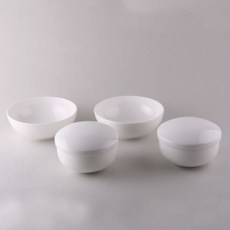 [한국도자기] 백지 수복 단반상기 6p(공기2뚜껑2대접2), 1개