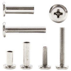 가구용 볼트 너트(니켈) 낱개 상품 세트X, M6, 가구용볼트(니켈), 15mm, 1개