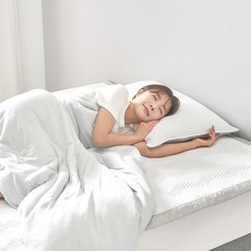 장수돌침대 듀라론 냉감매트 냉감패드 여름 침대패드, 화이트그레이