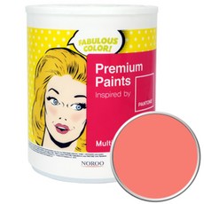 노루페인트 팬톤 멀티 에그쉘광 페인트, 피치에코 16-1548, 1L, 1개