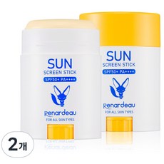 Renardo 防曬棒 SPF50+ PA++++, 20g, 2個