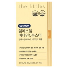 더리틀스 옵티엠에스엠 Opti MSM 영국산 DSM 비타민C 1000mg 부스터 식이유황, 96g, 2개