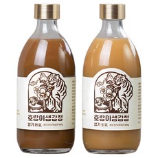 팔팔호랑이 꿀 생강청 생강차 <생기><열기>세트, 1세트, 2개입, 450g