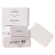 싸이클린 맑은 EM 효소 세탁비누 150g 생리팬티 얼룩 제거 순비누 과탄산소다 함유 찌든 때 아기옷 유아세제 순한 성분, 1개