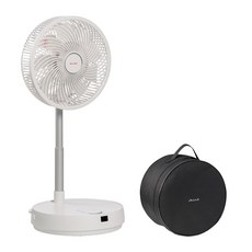 신일 무선 BLDC 10인치 캠핑용 접이식 휴대용 무선 폴딩팬 선풍기 보조배터리, SIF-H32UCV 화이트
