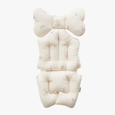 마롤로뜨 유모차 라이너 면 모달 신생아 카시트 쿠션 통통 양면 쿨시트, 1개, 양양이_유모차 라이너