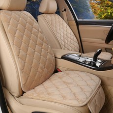 유티즌 차량 등받이시트 1+1 방석시트 세트 논슬립 뽀송 사계절 방석, 2개, 베이지