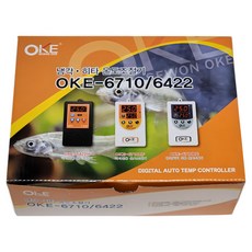 히터조절기 세원오케이 온도조절기 6710HF 수족관 환풍 부화기, 1개