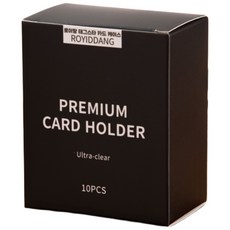 태그스타 카드 보호 케이스 10pcs, 1개, 투명