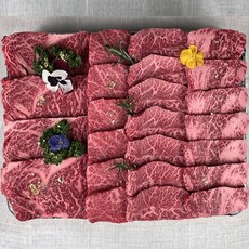 1++ 투쁠 명품 한우 구이용 선물세트 채반 등심 800g 1호, 1개