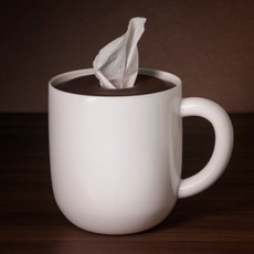 퀄리 맥시머그 두루마리 휴지케이스, 화이트