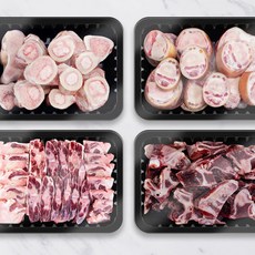 [농협안심한우] 국내산 보신용 소한마리 곰탕한솥세트 8kg 대용량 (사골2kg 꼬리2kg 우족2kg 잡뼈2kg)(보신한판), 1세트