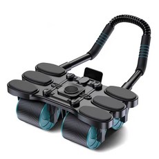 스타일닥터 고급 AB 슬라이드 무소음 자동리바운드 코어 복근 운동 기구, 블루, JFL