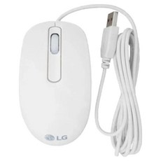 LG전자 유선 마우스 SM-9023, 화이트