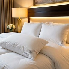 담은일상 휴비스 5성급 호텔 베개 빨아쓰는 지퍼형 높이조절 무형광, 3개, 화이트