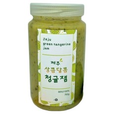 상큼달콤 제주 풋귤잼 제주 청귤잼, 750g, 1개