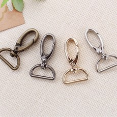 고급형) 20미리 가방연결고리(2p), 골드, 1세트